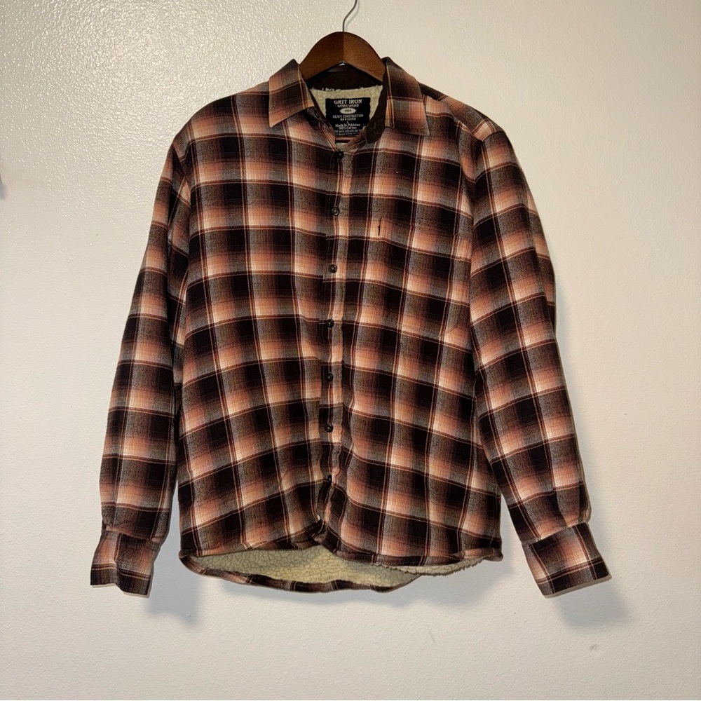 Women’s Fleece Lined Flannel Jacket | Medium